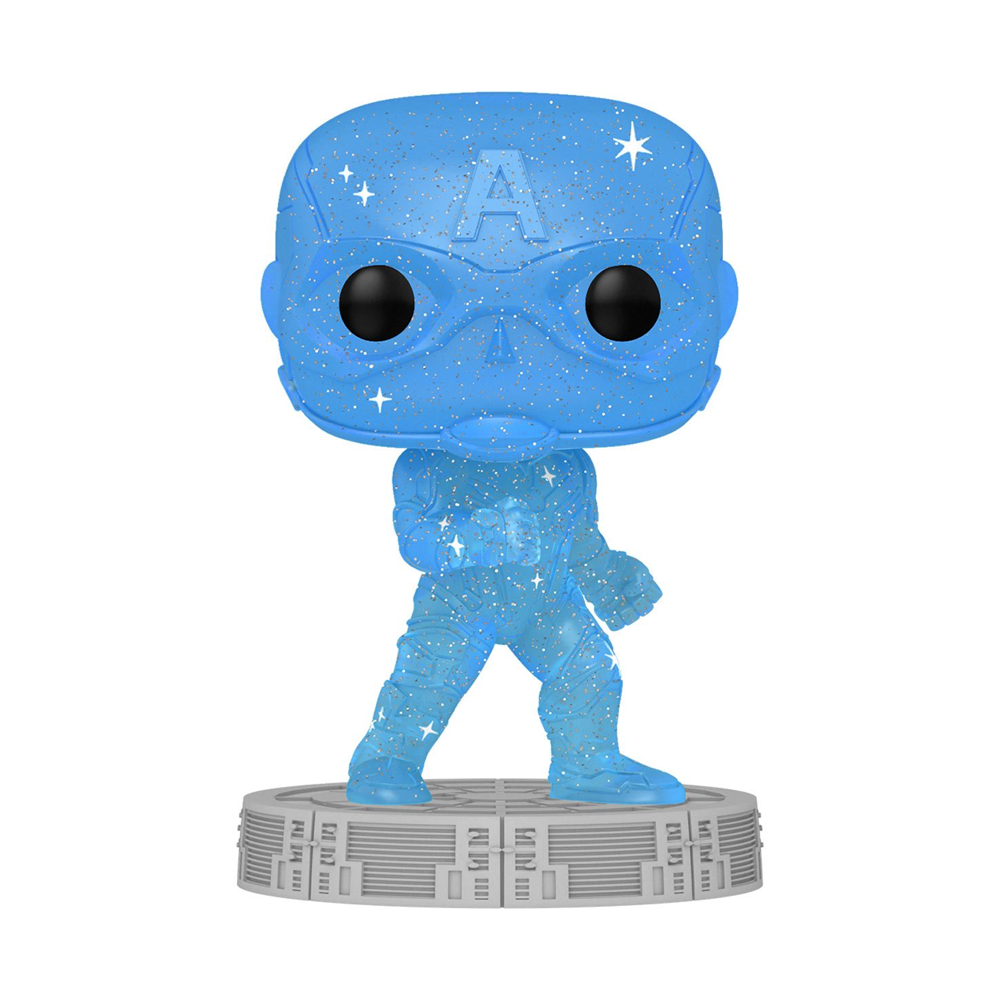 [PRE-ORDER] Funko POP! Marvel: Infinity Saga - Captain America with Case (Artist's Series) Vinyl Figure #46