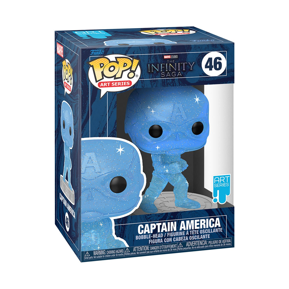 [PRE-ORDER] Funko POP! Marvel: Infinity Saga - Captain America with Case (Artist's Series) Vinyl Figure #46