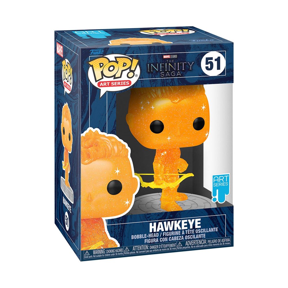 Funko POP! Marvel: Infinity Saga - Hawkeye with Case (Artist's Series) Vinyl Figure #51