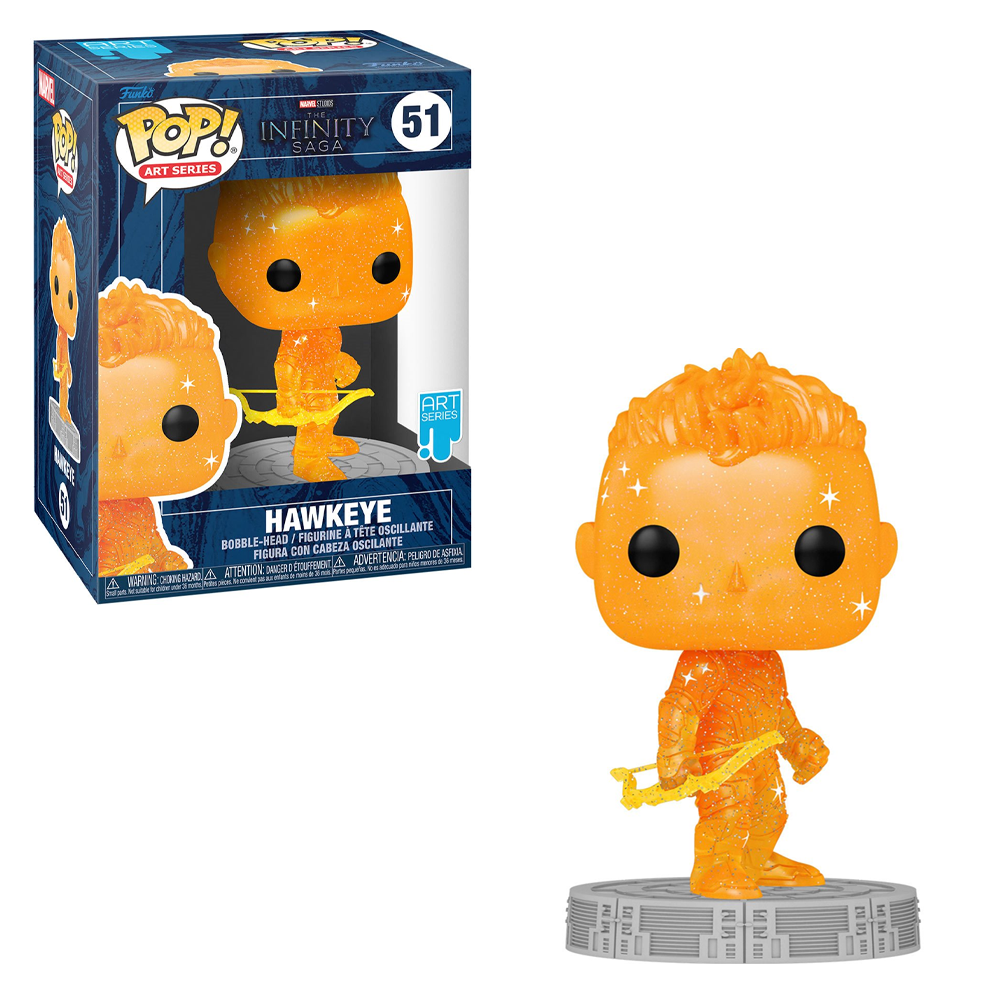 Funko POP! Marvel: Infinity Saga - Hawkeye with Case (Artist's Series) Vinyl Figure #51