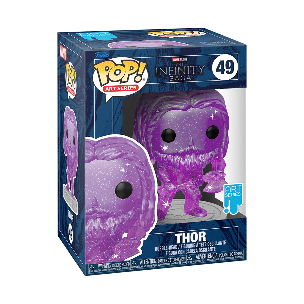 Funko POP! Marvel: Infinity Saga - Thor with Case (Artist's Series) Vinyl Figure #49