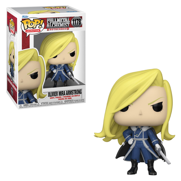 [PRE-ORDER] Funko POP! Fullmetal Alchemist: Brotherhood - Oliver Milla Armstrong with Sword Vinyl Figure #1178