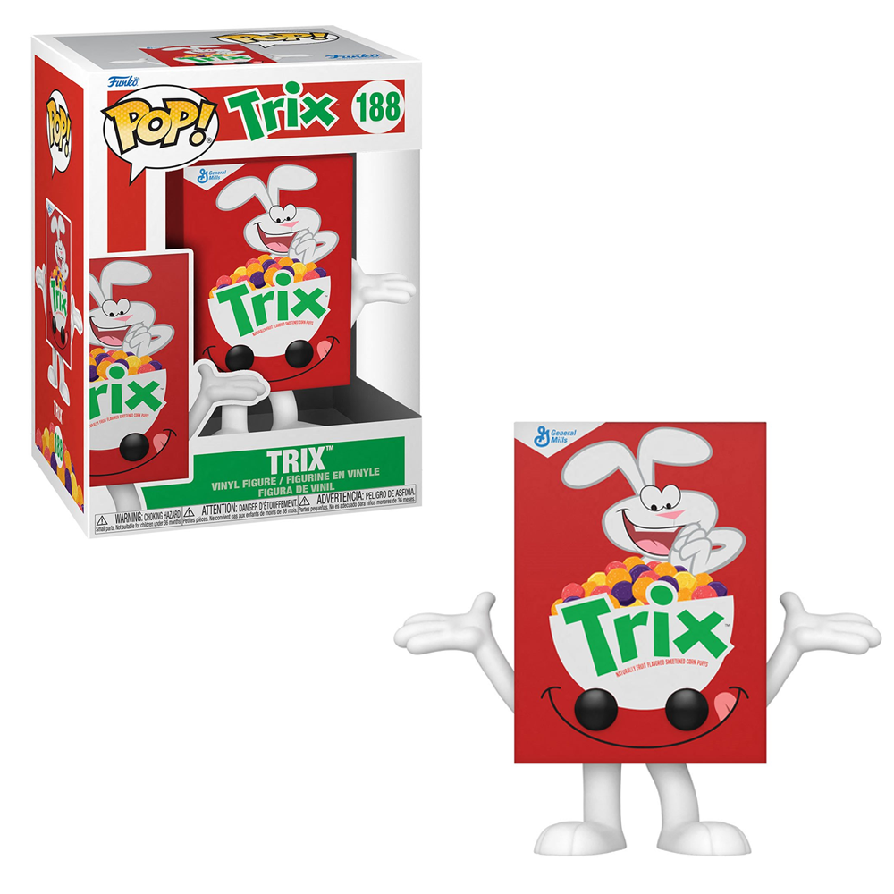 FU57774 Funko POP! Ad Icons: General Mills - Trix Cereal Box Vinyl Figure #188