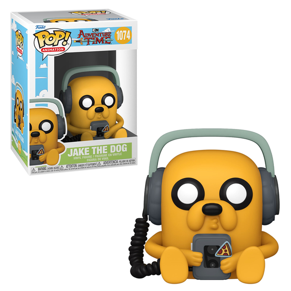 FU57784 Funko POP! Adventure Time - Jake with Player Vinyl Figure #1074