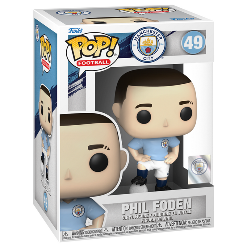 Funko POP! Football: Manchester City - Phil Foden Vinyl Figure
