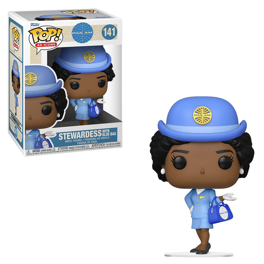 FU57893 Funko POP! Pan Am - Stewardess with Blue Bag Vinyl Figure #141