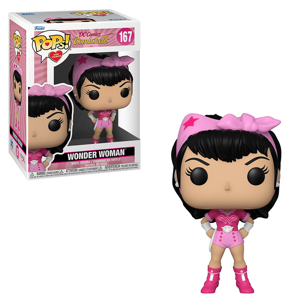 FU58503 Funko POP! Breast Cancer Awareness - Bombshell Wonder Woman Vinyl Figure #167