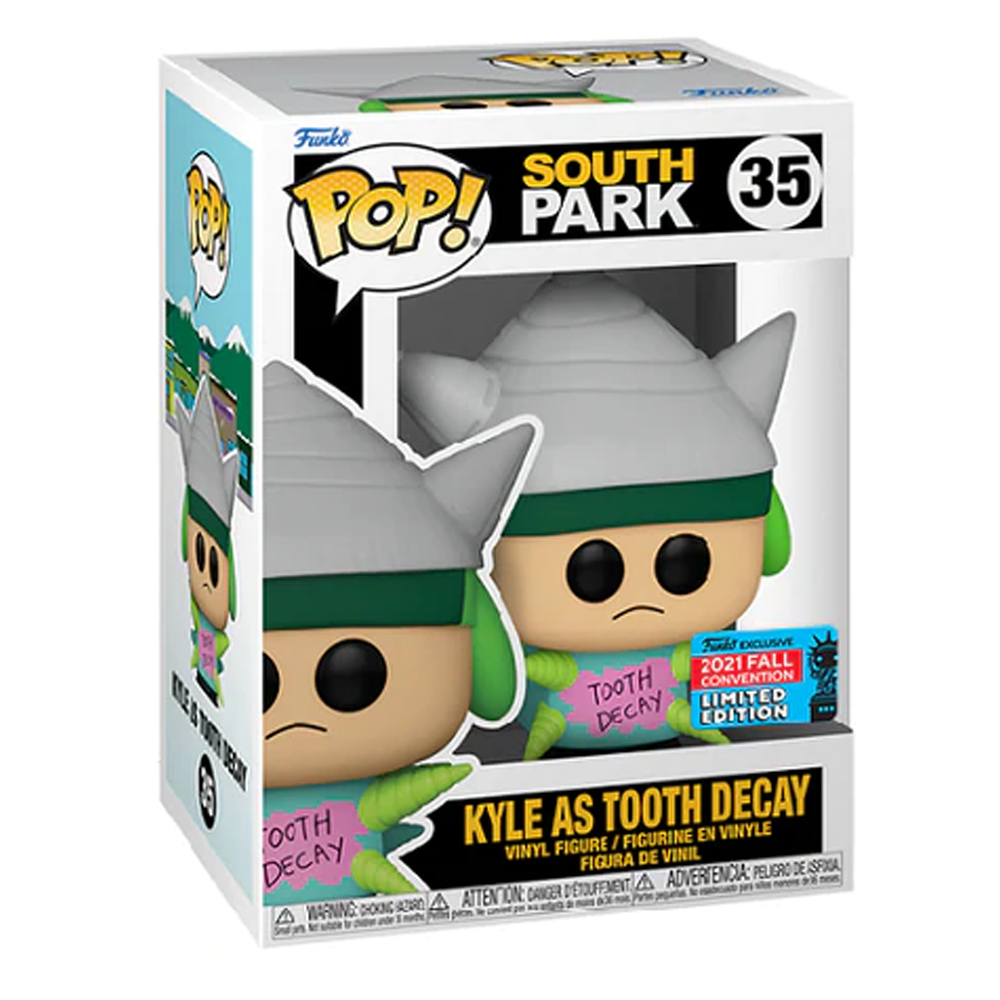 Funko POP! South Park - Kyle as Tooth Decay Vinyl Figure #35 2021 Fall Convention Exclusive