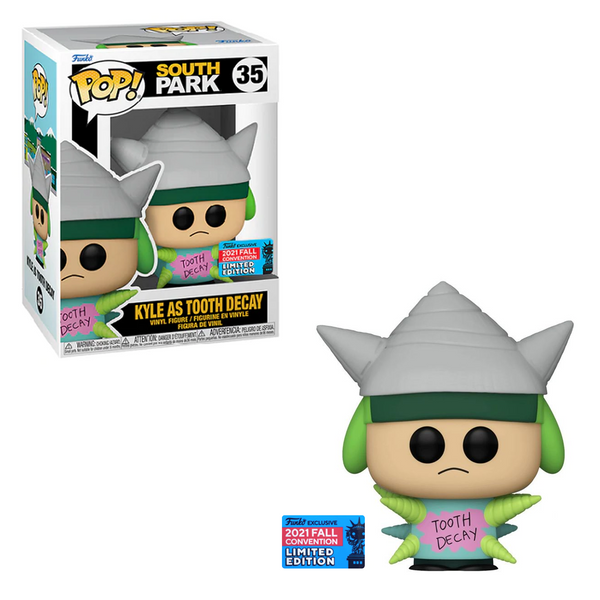 Funko POP! South Park - Kyle as Tooth Decay Vinyl Figure #35 2021 Fall Convention Exclusive