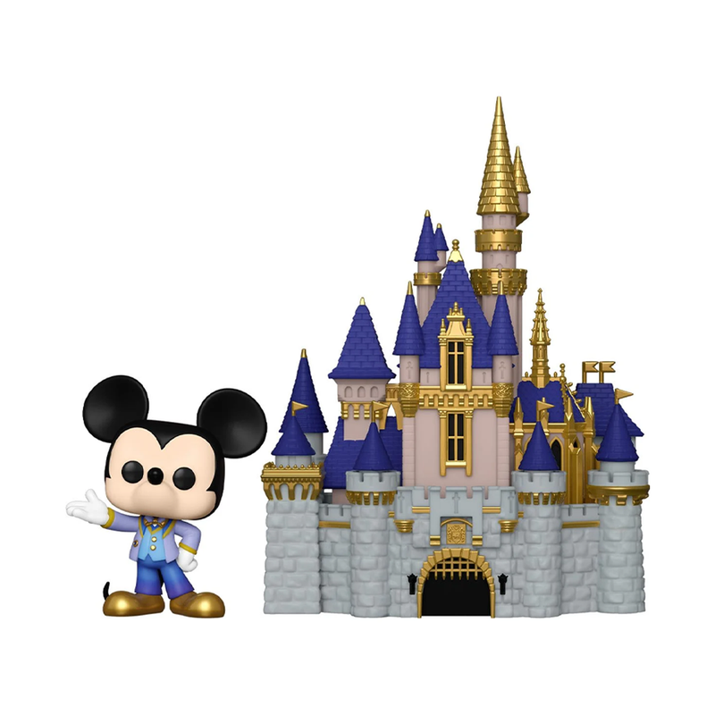 Funko POP! Town: Walt Disney World 50th - Castle and Mickey Vinyl Figu