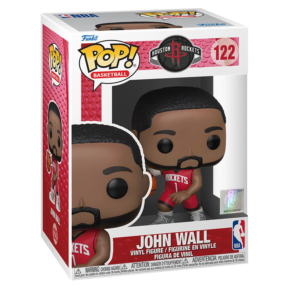 Funko POP! NBA: Rockets - John Wall (Red Jersey) Vinyl Figure #122