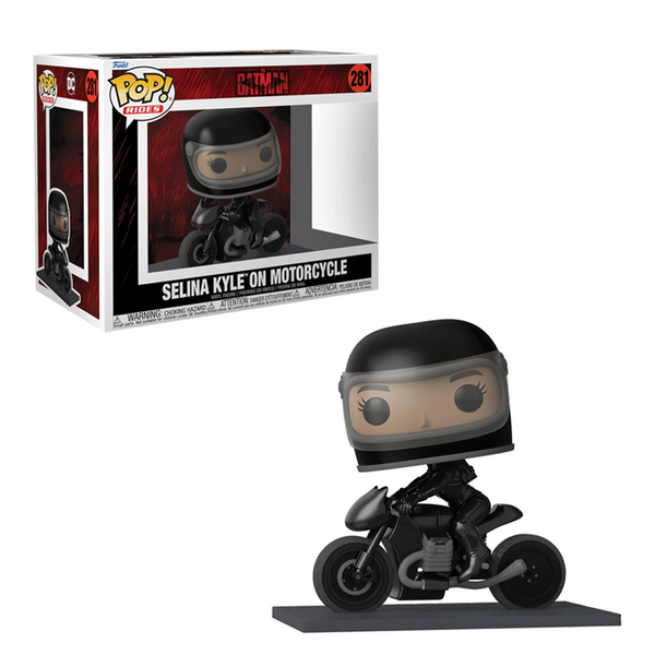 Funko Pop! The Batman - Batmobile + Selina Kyle En Moto & Cobblepot (Chase) - 2022