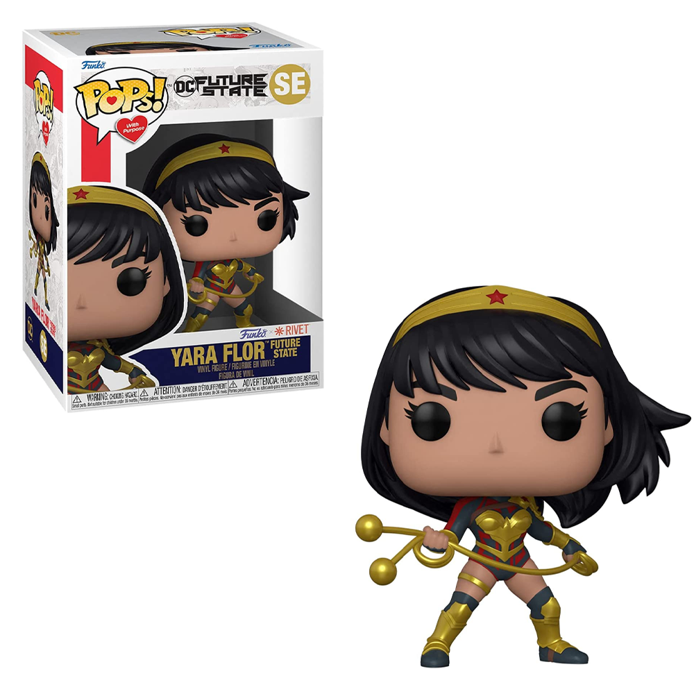 FU60100 Funko POP! Wonder Woman: Pops! with Purpose: (Youth Trust) - Yara Flor Vinyl Figure