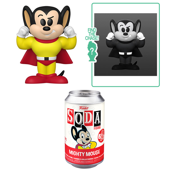 [PRE-ORDER] Funko Vinyl SODA: Mighty Mouse - Mighty Mouse Vinyl Figure