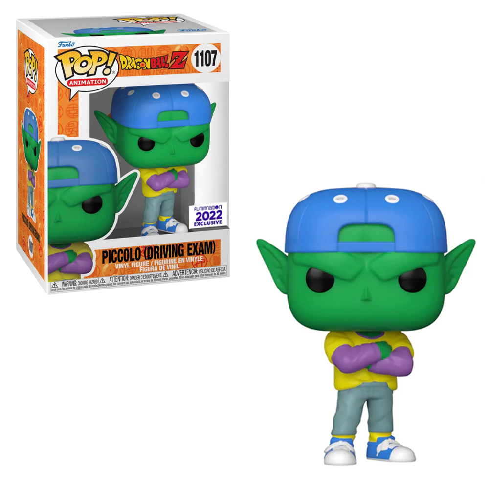 Funko POP! Dragon Ball Z - Piccolo (Driving Exam) Vinyl Figure #1107 Funimation 2022 Exclusive [READ DESCRIPTION]