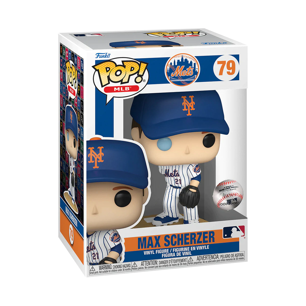 [PRE-ORDER] Funko POP! MLB: Dodgers - Max Scherzer (Home Jersey) Vinyl Figure #79