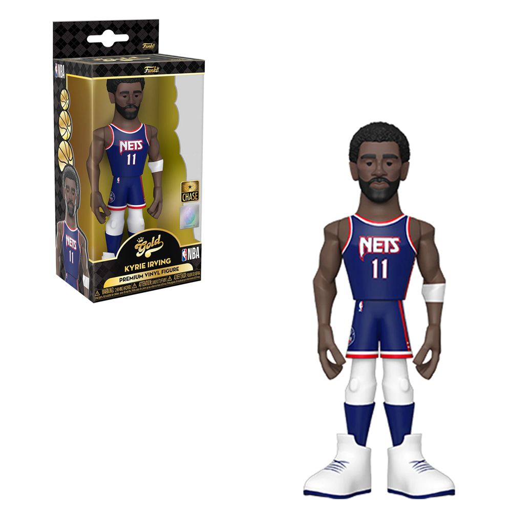 Funko Vinyl GOLD: NBA: Nets Kyrie Irving (City Edition '21) 5-Inch V