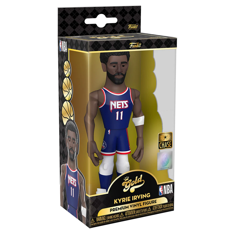 Funko Vinyl GOLD: NBA: Nets - Kyrie Irving (City Edition '21) 5-Inch Vinyl Figure