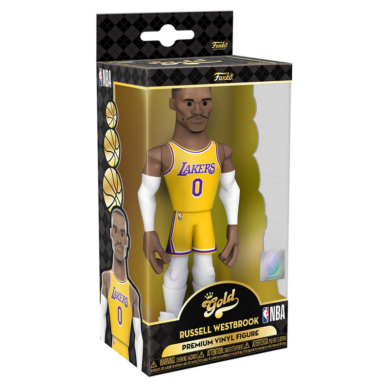 [PRE-ORDER] Funko Vinyl GOLD: NBA: Lakers - Russell Westbrook (City Edition '21) 5-Inch Vinyl Figure