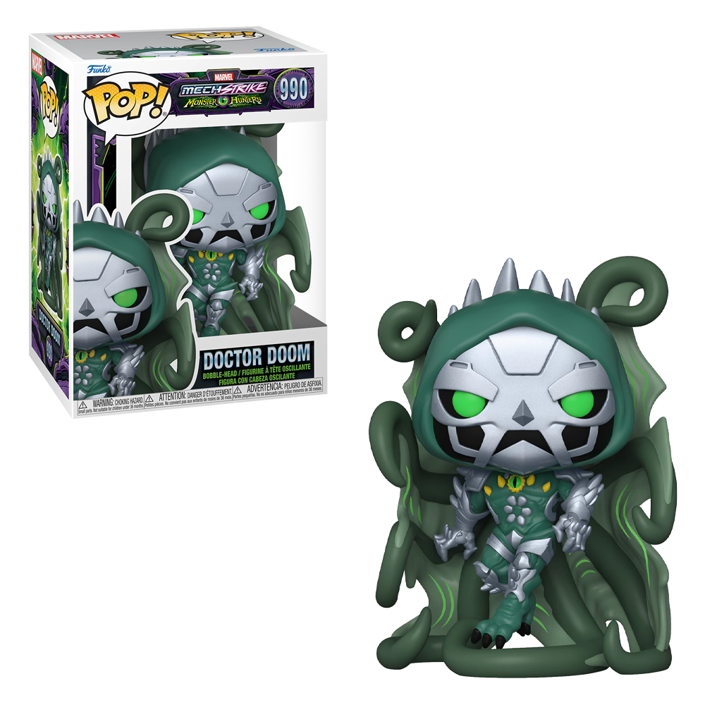 Funko POP! Mech Strike: Monster Hunters - Doctor Doom Vinyl Figure #990