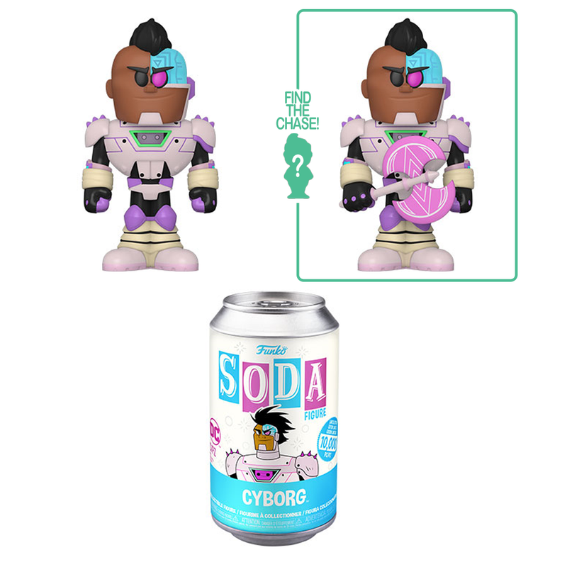 [PRE-ORDER] Funko Vinyl SODA: Teen Titans Go - Cyborg Vinyl Figure