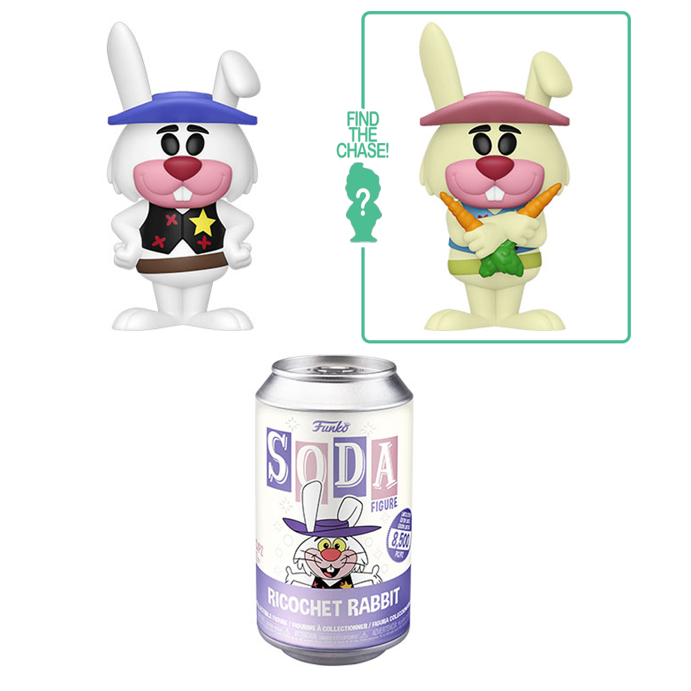 [PRE-ORDER] Funko Vinyl SODA: Hanna Barbera - Ricochet Rabbit Vinyl Figure