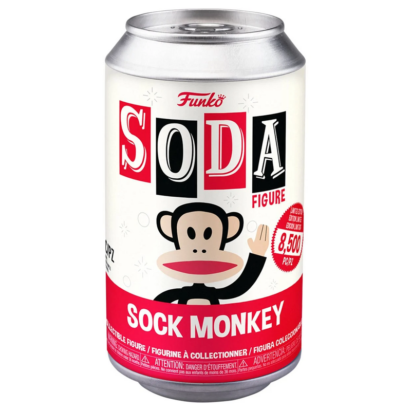 [PRE-ORDER] Funko Vinyl SODA: Paul Frank - Sock Monkey Vinyl Figure