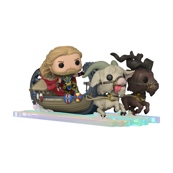 [PRE-ORDER] Funko POP! Rides: Thor: Love and Thunder - Thor, Toothgnasher, and Toothgrinder Goat Boat Vinyl Figure