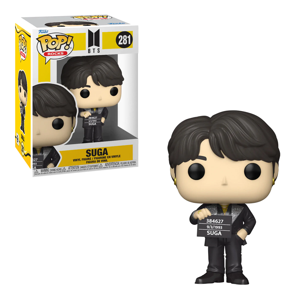 [PRE-ORDER] Funko POP! Rocks: BTS S3 - Suga Vinyl Figure #281