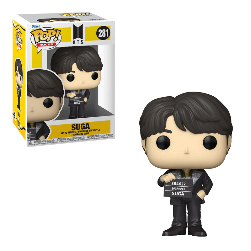 [PRE-ORDER] Funko POP! Rocks: BTS S3 - Suga Vinyl Figure