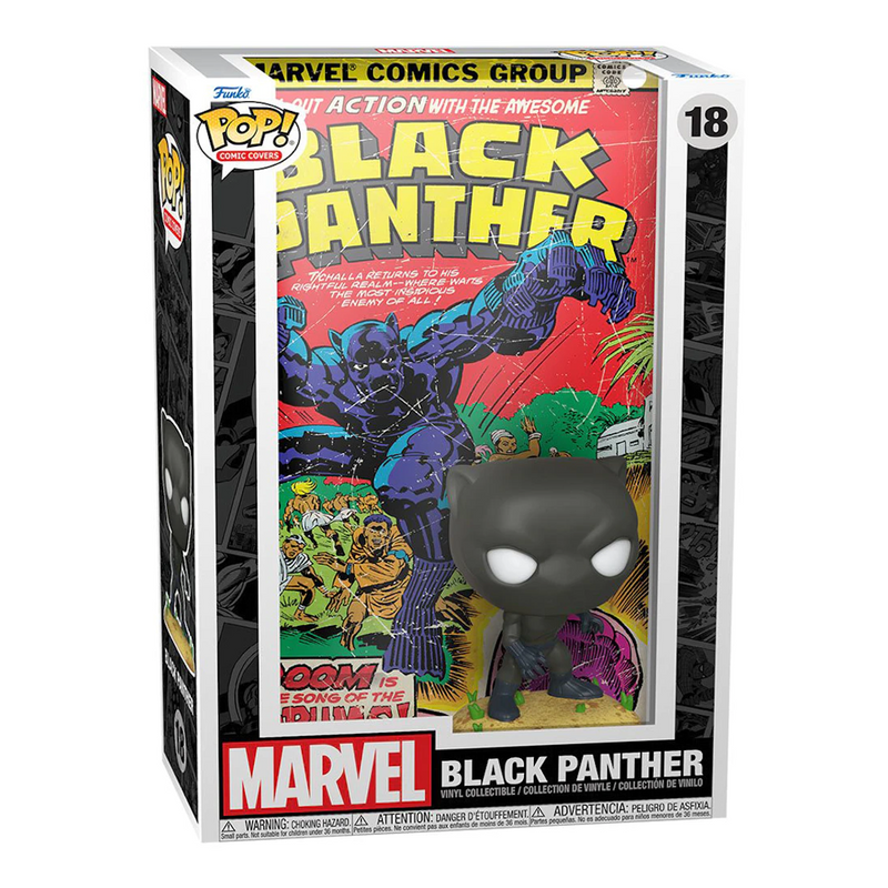 [PRE-ORDER] Funko POP! Comic Cover: Marvel - Black Panther Vinyl Figure