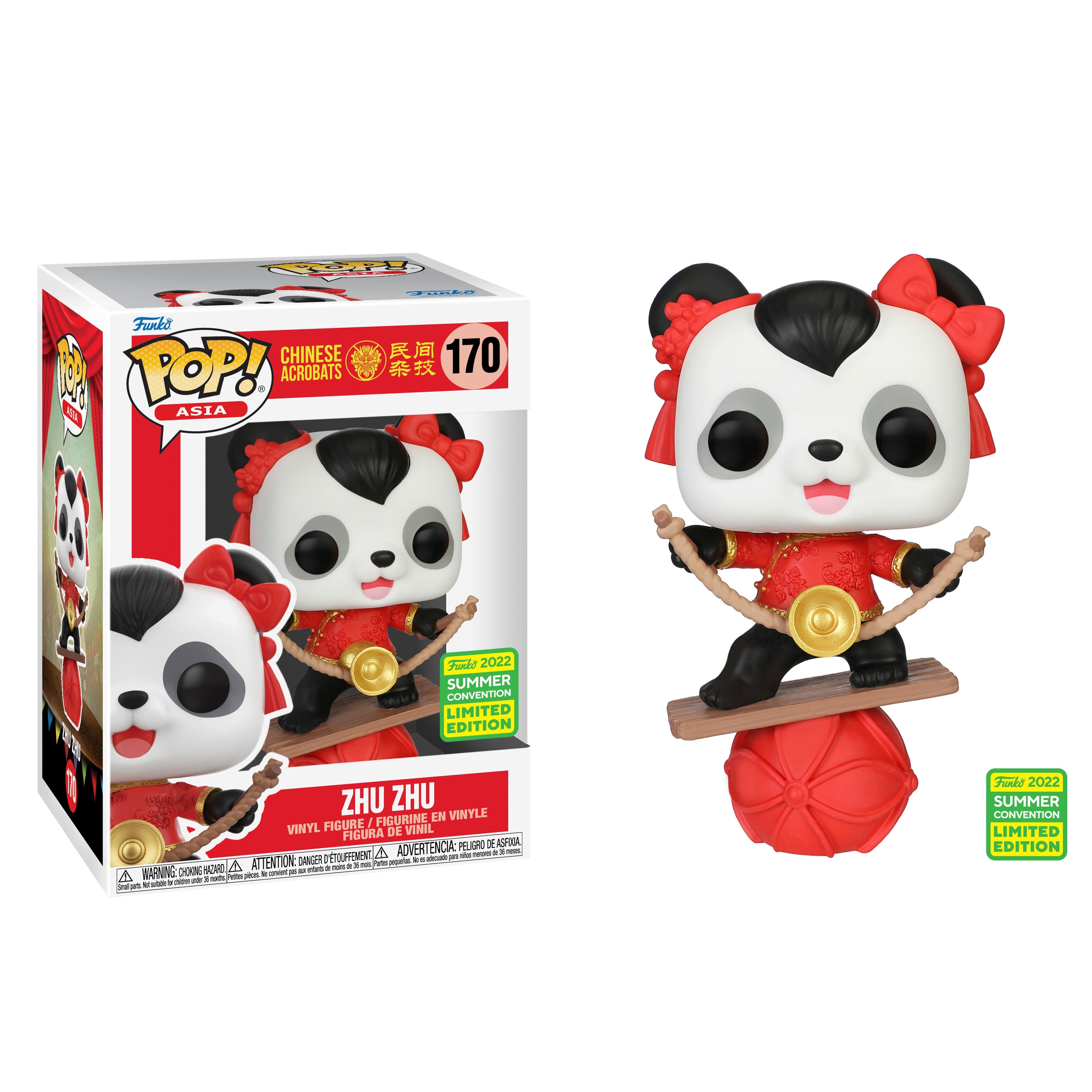 Funko POP! Chinese Acrobatics - Zhu Zhu Vinyl Figure #170 Summer Convention 2022 Exclusive