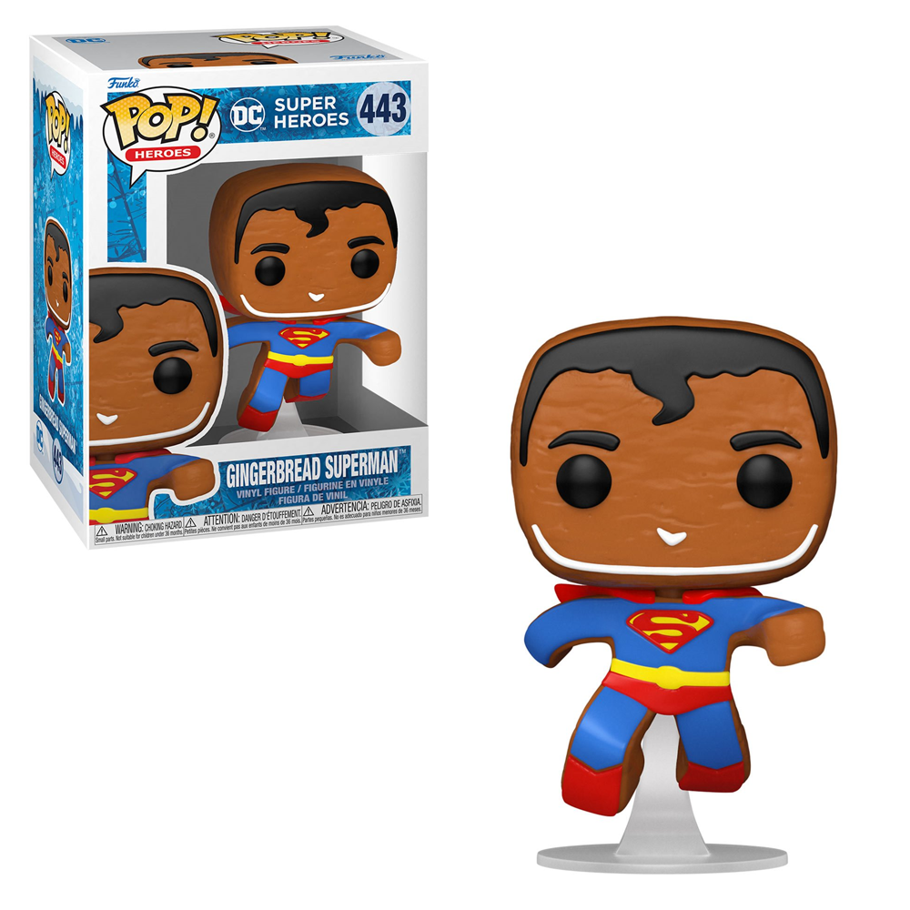 [PRE-ORDER] Funko POP! DC Holiday - Gingerbread Superman Vinyl Figure #443