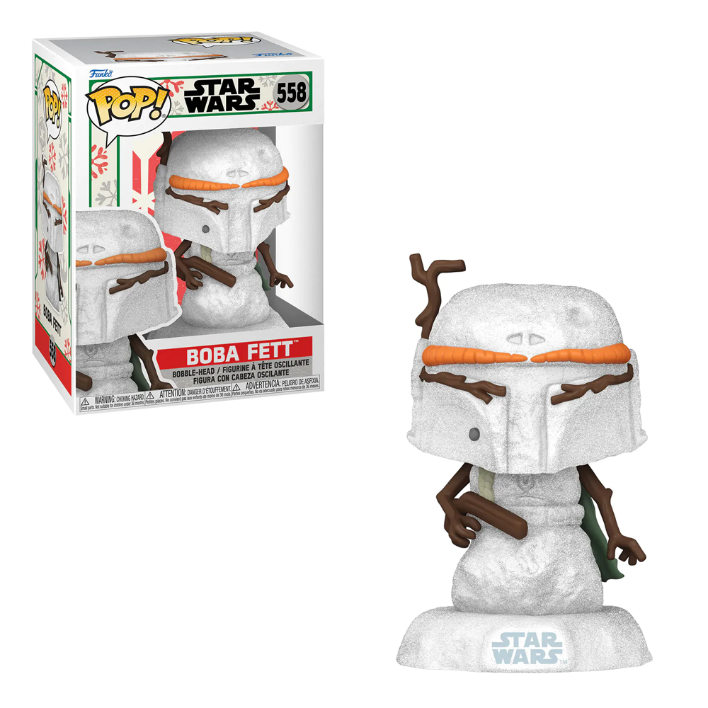 [PRE-ORDER] Funko POP! Star Wars Holiday - Boba Fett (Snowman) Vinyl Figure #558