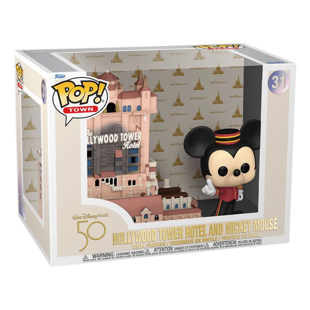 [PRE-ORDER] Funko POP! Town: Disney WDW 50th - The Hollywood Tower with Mickey #31