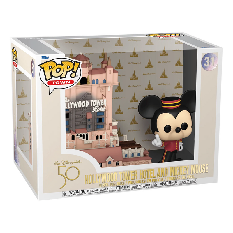 [PRE-ORDER] Funko POP! Town: Disney WDW 50th - The Hollywood Tower with Mickey