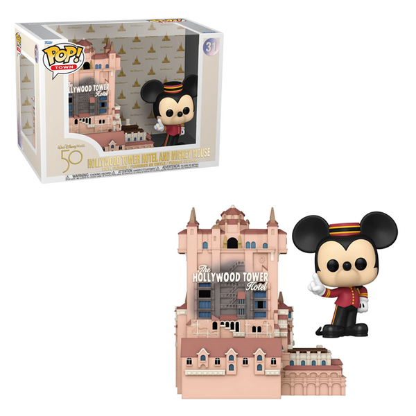 [PRE-ORDER] Funko POP! Town: Disney WDW 50th - The Hollywood Tower with Mickey #31