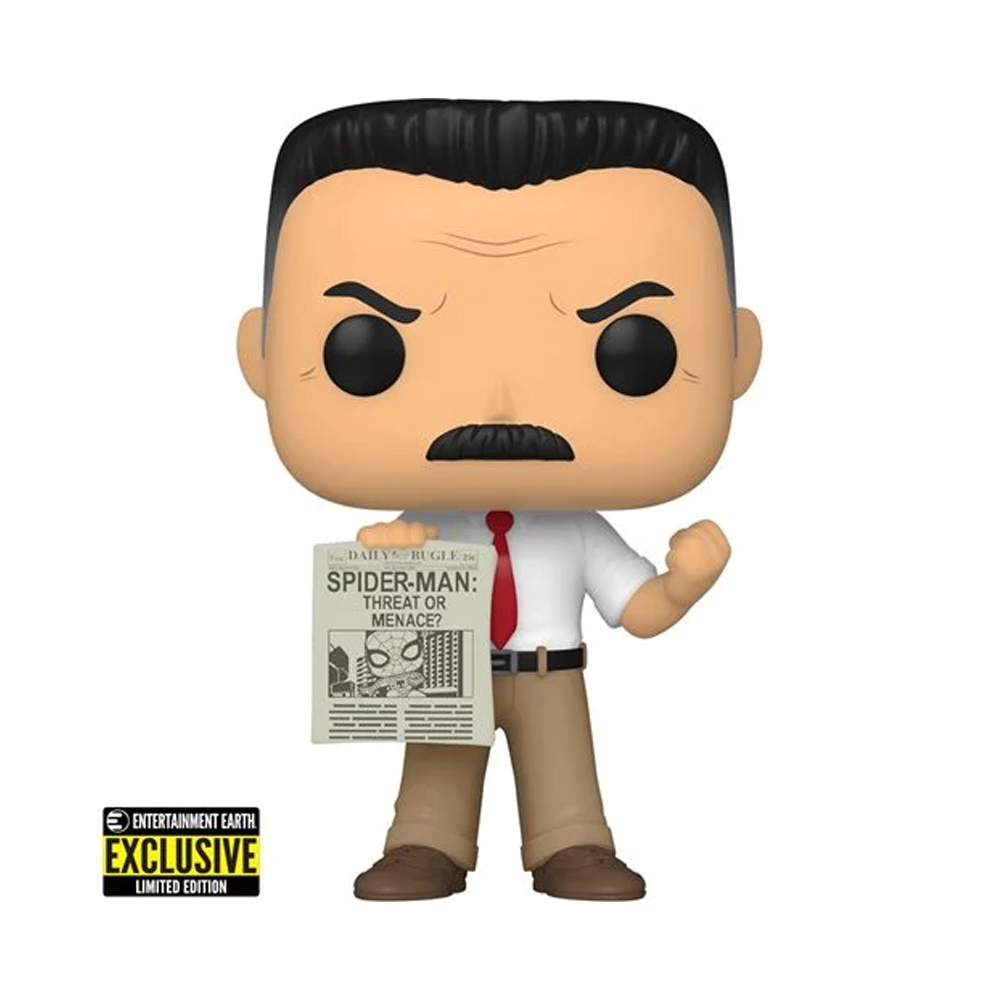 Funko POP! Spider-Man - J. Jonah Jameson Vinyl Figure #1057 Entertainment Earth Exclusive