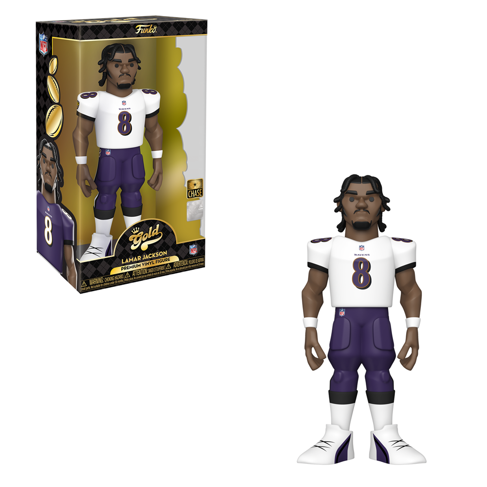 [PRE-ORDER] Funko Vinyl GOLD: NFL: Ravens - Lamar Jackson 12-Inch Vinyl Figure