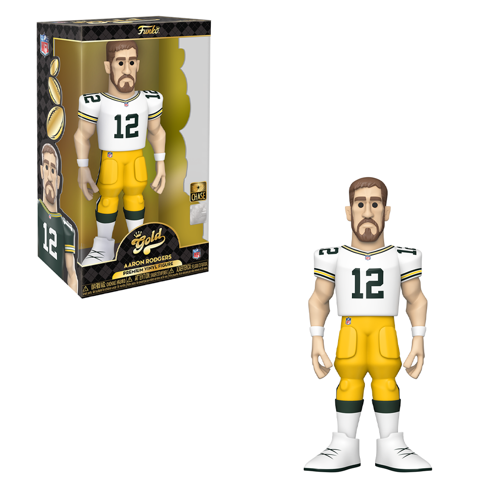 Buy Vinyl GOLD 12 Aaron Rodgers - Packers at Funko.