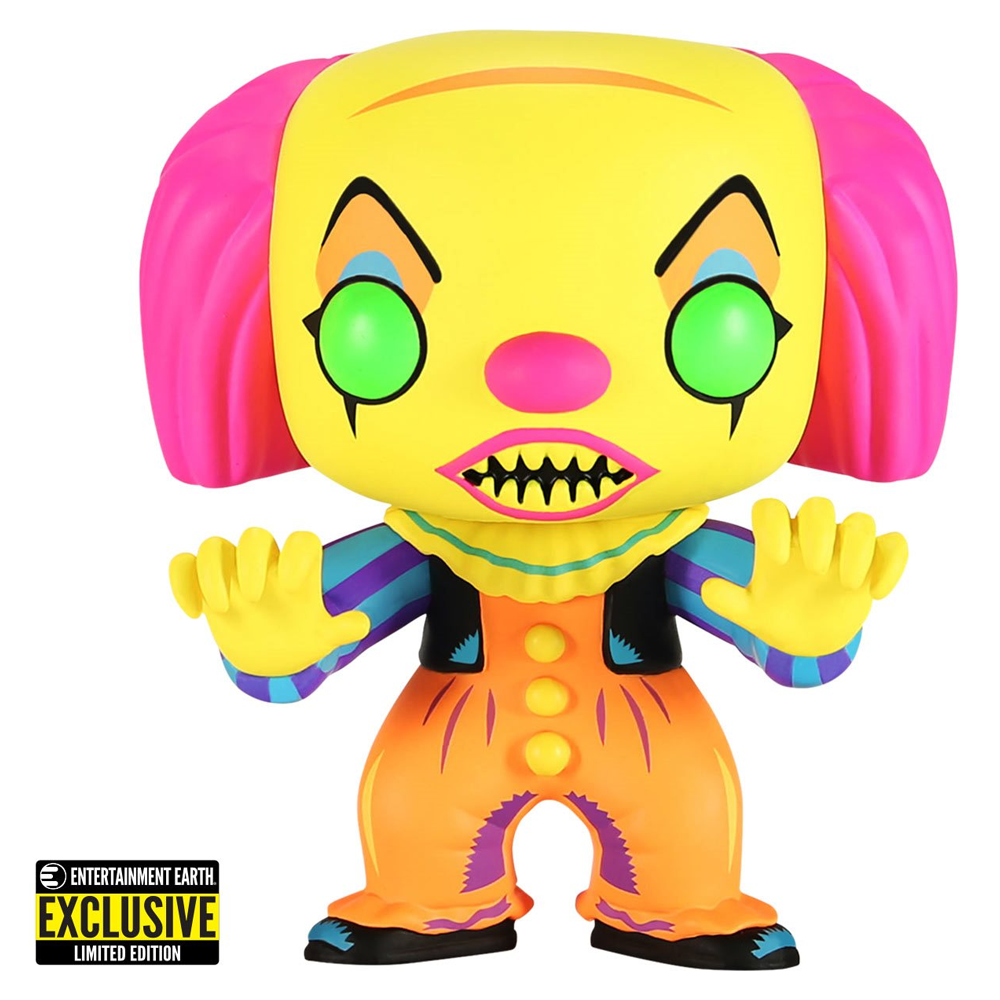 [PRE-ORDER] Funko POP! It - Pennywise (Blacklight) Vinyl Figure Entertainment Earth Exclusive [READ DESCRIPTION]