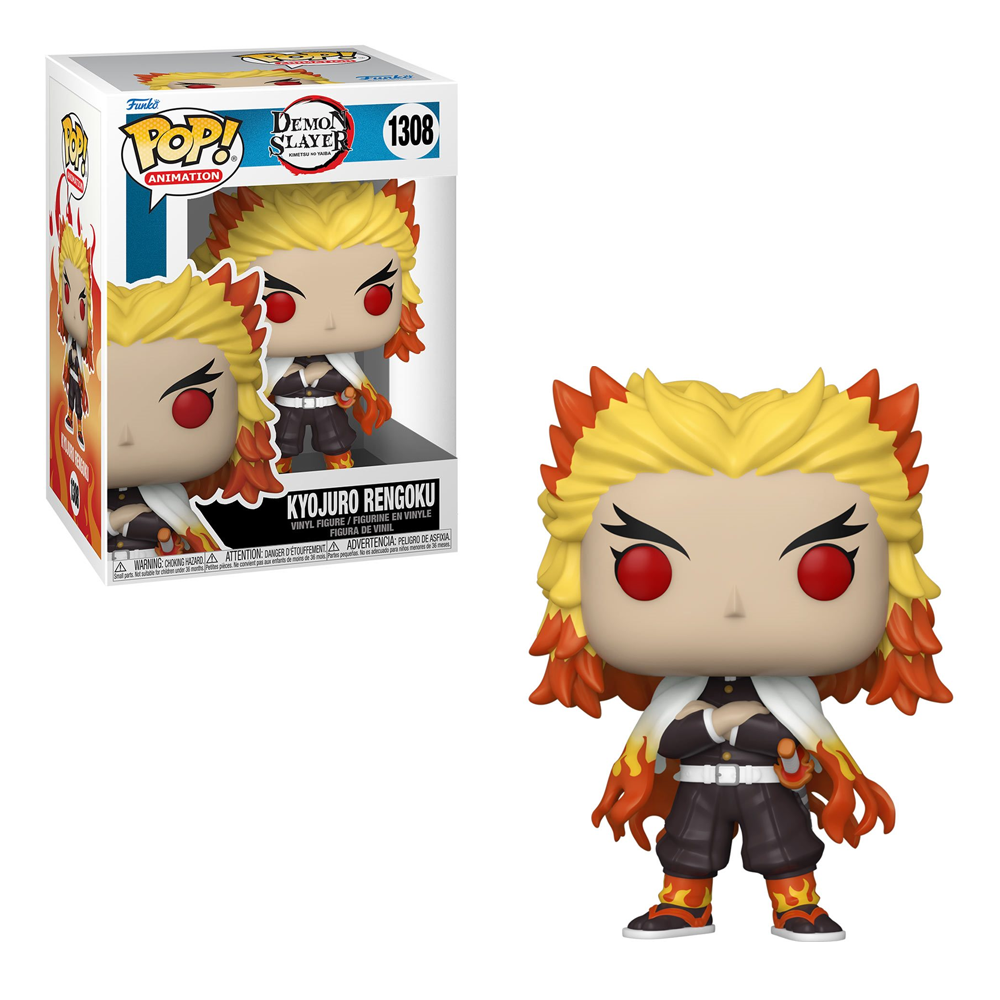 [PRE-ORDER] Funko POP! Demon Slayer: Kimetsu no Yaiba - Kyojuro Rengoku Vinyl Figure #1308