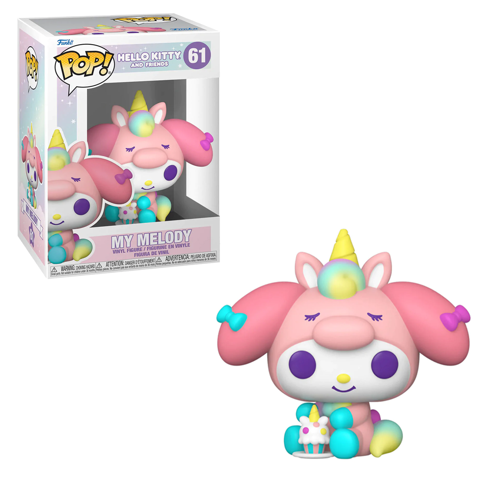 [PRE-ORDER] Funko POP! Sanrio: Hello Kitty - My Melody (Unicorn Party) Vinyl Figure #61