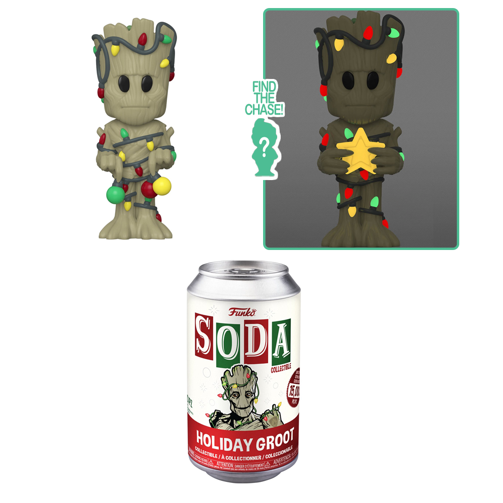 [PRE-ORDER] Funko Vinyl SODA: Marvel - Christmas Groot (Holiday) Vinyl Figure