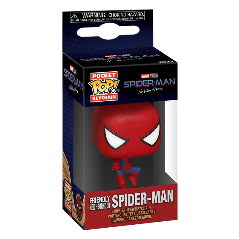 [PRE-ORDER] Funko POP! Keychain: Spider-Man: No Way Home - Friendly Neighborhood Spider-Man Pocket Keychain
