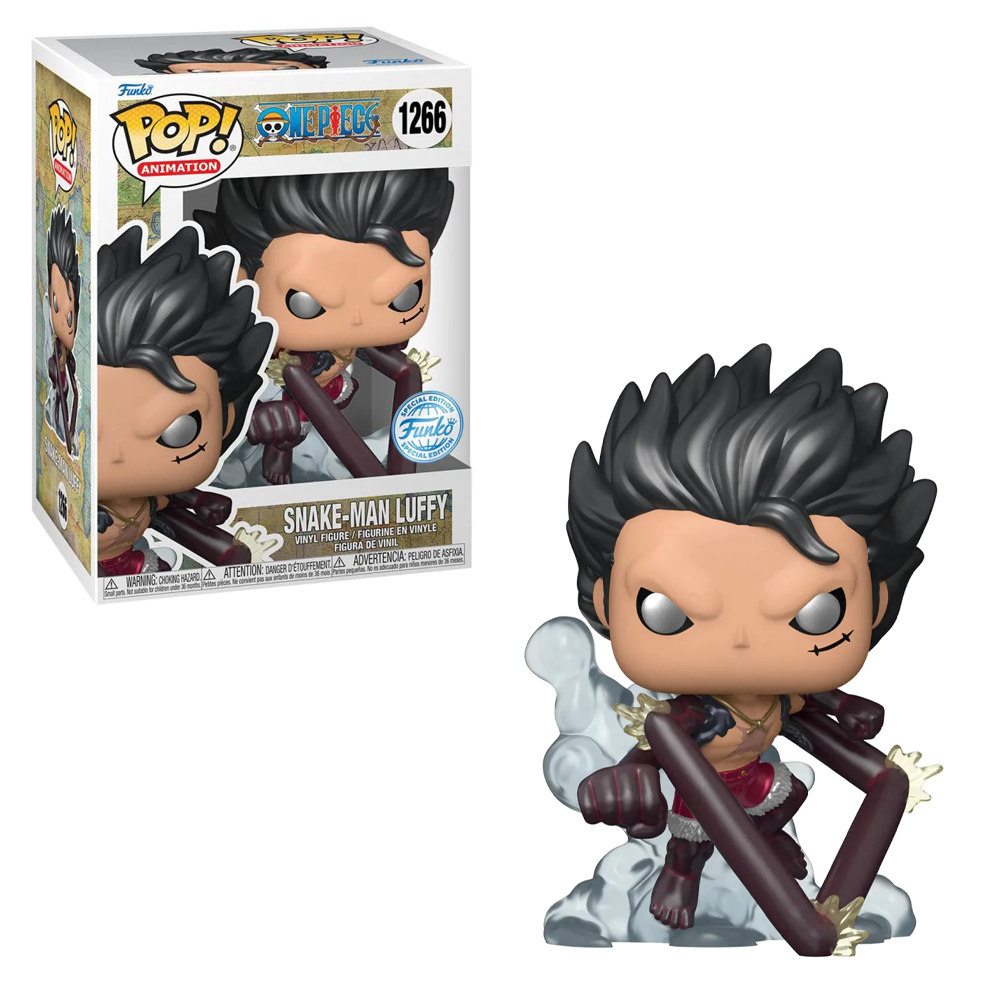 Funko POP! One Piece - Snake-Man Luffy (Metallic) Vinyl Figure #1266 Special Edition Exclusive