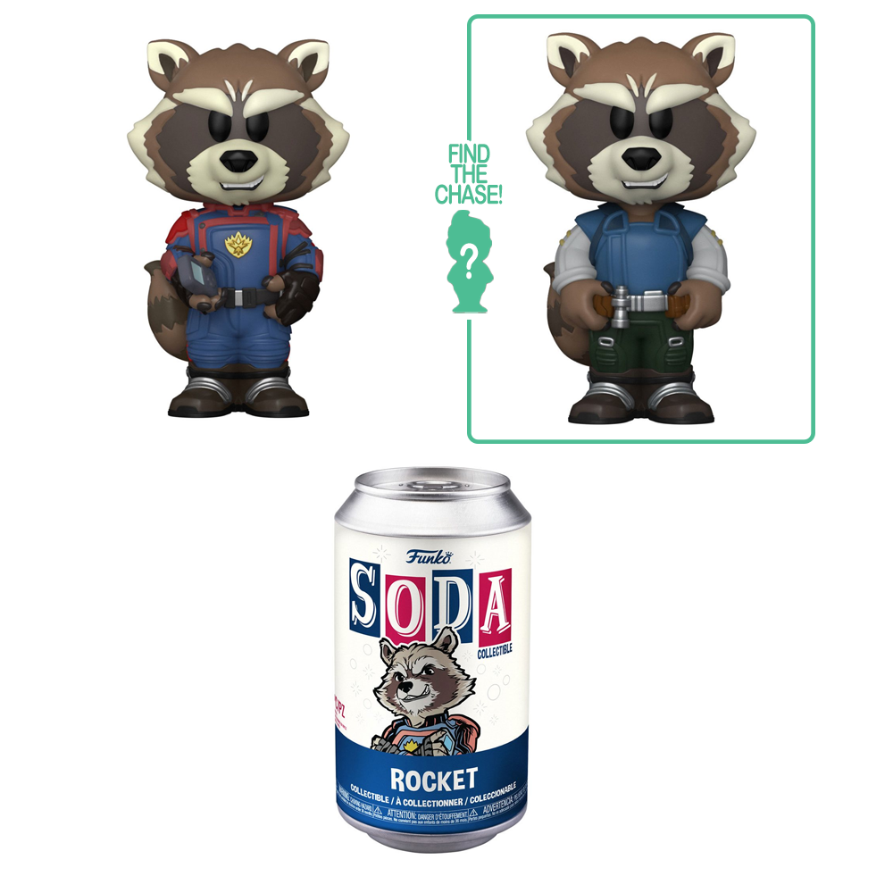 [PRE-ORDER] Funko Vinyl SODA: Guardians of the Galaxy: Volume 3 - Rocket Vinyl Figure