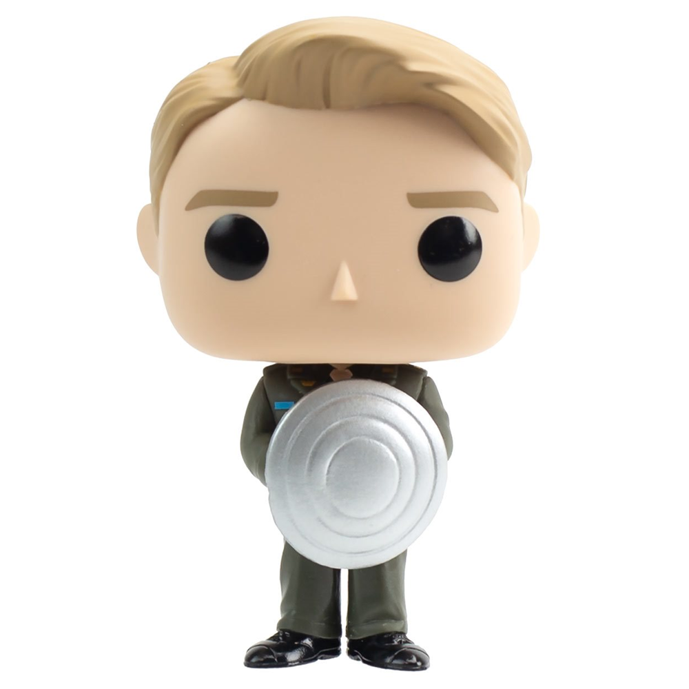 Funko POP! Captain America: The First Avenger Captain America with Prototype Shield Vinyl Figure #999 Entertainment Earth Exclusive
