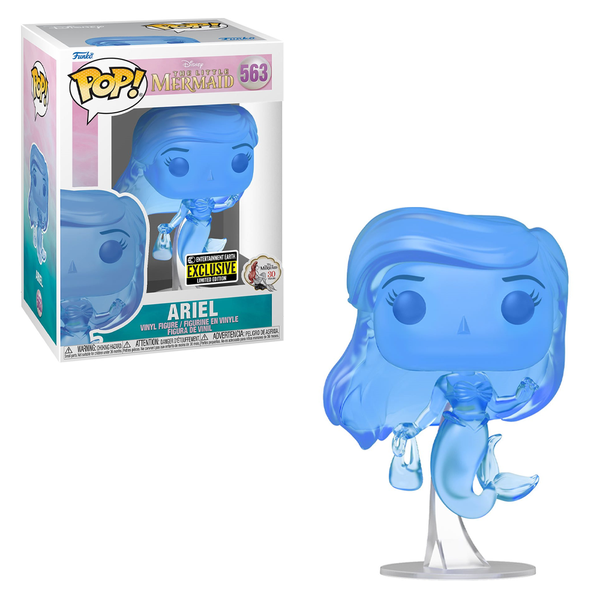 Funko Pop! Little Mermaid Ariel Blue Translucent Exclusive