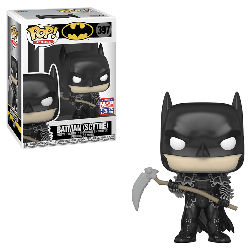 FU77D55512W Funko POP! Dark Nights: Death Metal - Batman with Scythe Vinyl Figure #397 2021 Summer Convention Exclusive [READ DESCRIPTION]